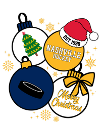 Merry Christmas Nashville Hockey Est 1998 Performance Sprint T-Shirt