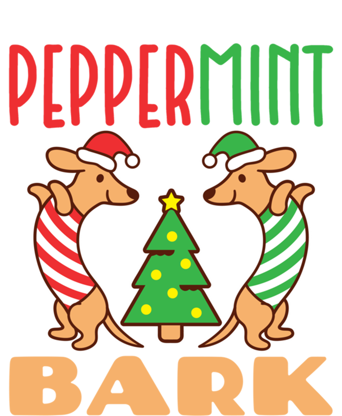 Peppermint Bark Christmas Doxie Dachshund Dog Pun Xmas Cute Gift T-Shirt