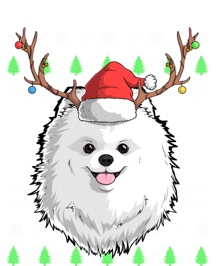 Pomeranian Dog Santa Claus Ugly Christmas Xmas Reindeer Cute Gift T-Shirt