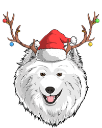 Samoyed Dog Santa Claus Hat Christmas Xmas Holiday Reindeer Cool Gift Tall Hoodie