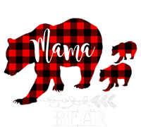 Mama Bear Buffalo Red Plaid Christmas Pajama Family Outfits T-Shirt