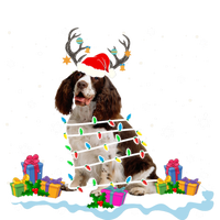 Santa English Springer Spaniel Christmas Santa Reindeer Dog Great Gift T-Shirt