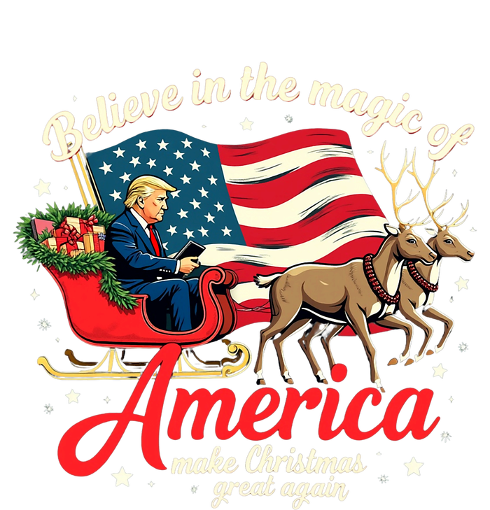 Believe In The Magic Of America Make Christmas Great Again T-Shirt