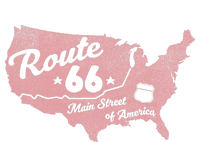 Usa Apparel Route 66 Main Street Of America Ladies Long Sleeve Shirt