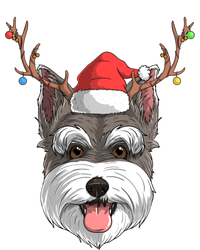 Schnauzer Dog Santa Claus Hat Christmas Xmas Reindeer Gift Mesh Reversible Basketball Jersey Tank