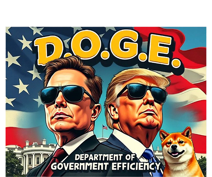 D.O.G.E Doge Department Of Government Efficiency Trump Elon Ladies Long Sleeve Shirt