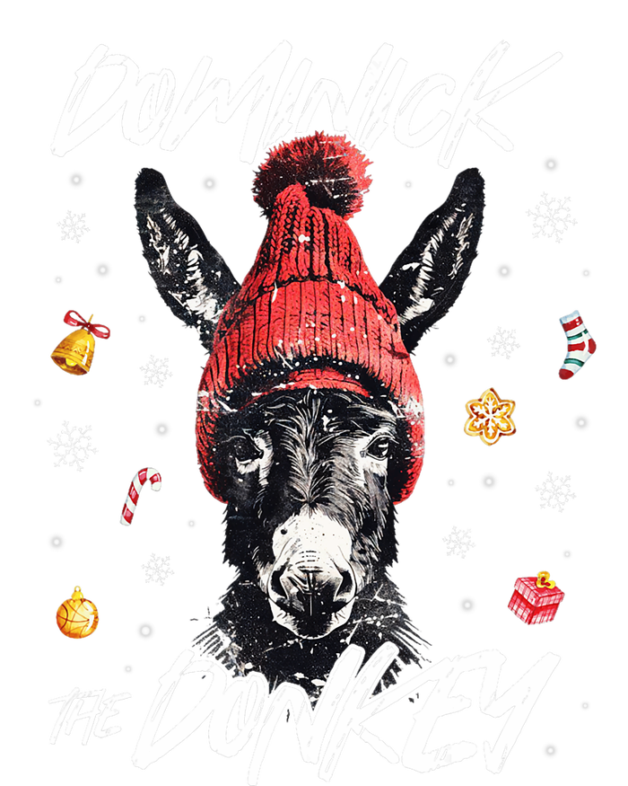 Dominick The Donkey Christmas Funny Xmas Donkey Lover Sustainable Knit Beanie