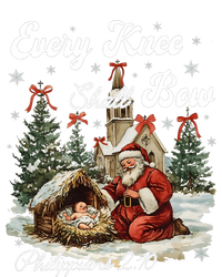 Every Knee Shall Bow Christian Christmas Tall Hoodie