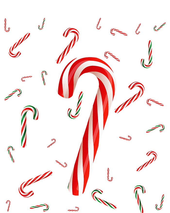 Christmas Candy Cane Santa Hat Xmas Holiday T-Shirt