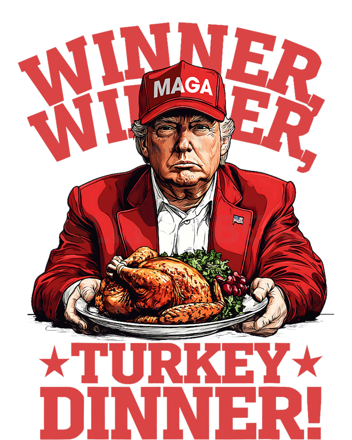 Funny Donald Trump Winner Winner Turkey Dinner Thanksgiving Ladies Essential Tank