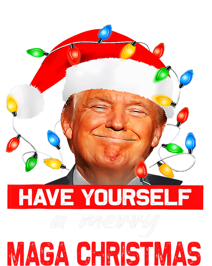 Funny Santa Trump Have Yourself A Merry Maga Christmas Xmas Impact Tech Backpack