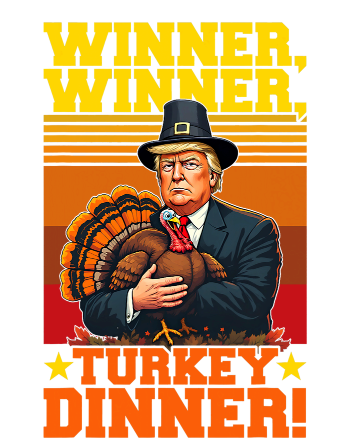 Funny Trump Winner Winner Turkey Dinner Thanksgiving Humor T-Shirt