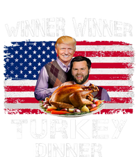 Humor Trump Vance Winner Winner Turkey Dinner Thanksgiving Performance Fleece Hoodie