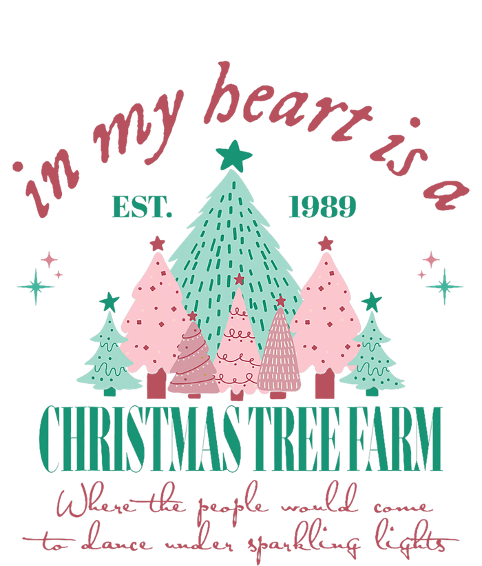 In My Heart Is A Christmas Xmas Tree Farm Vintage Clothing Tank Top