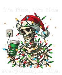 ItS Fine IM Fine Everything Is Fine Christmas Skeleton T-Shirt