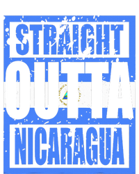 Straight Outta Nicaragua Ladies Long Sleeve Shirt