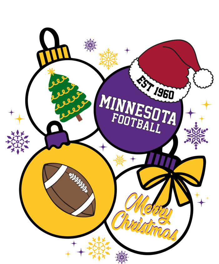 Merry Christmas Minnesota football Est 1960 T-Shirt