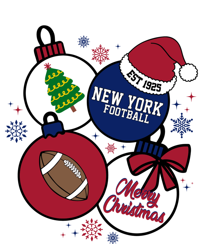 Merry Christmas New York football Est 1925 T-Shirt