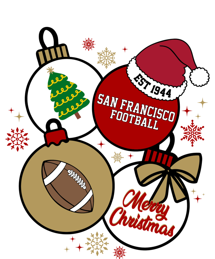 Merry Christmas San Francisco Football Est 1944 T-Shirt