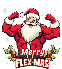 Merry Flexmas Muscles For Christmas Santa Fitness Gym Xmas T-Shirt