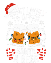 Most Likely To Offer Santa A Beer Christmas Drinking Tie-Dye T-Shirt