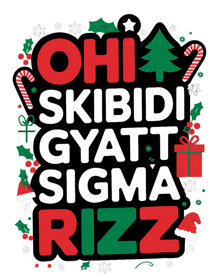 Ohio Gyatt Sigma Rizz Gen Alpha Xmas Christmas Party T-Shirt