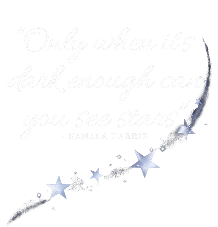 Only When It’S Dark Enough Can You See Stars Kamala Harris Cropped Pullover Crew