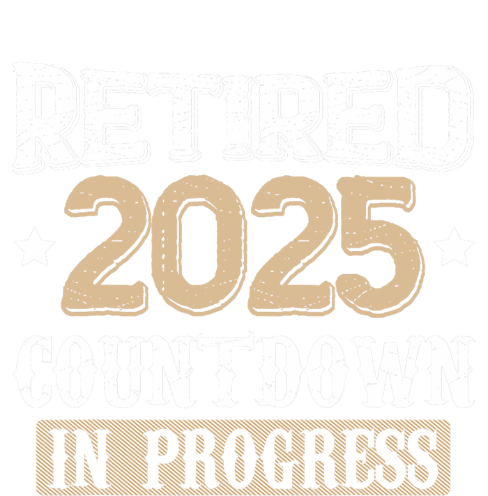 Retirement 2025 Women Retired 2025 Countdown In Progress Tall Long Sleeve T-Shirt