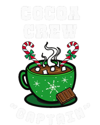 Cocoa Crew Captain Christmas Xmas Squad Picture High Crown Mesh Back Trucker Hat