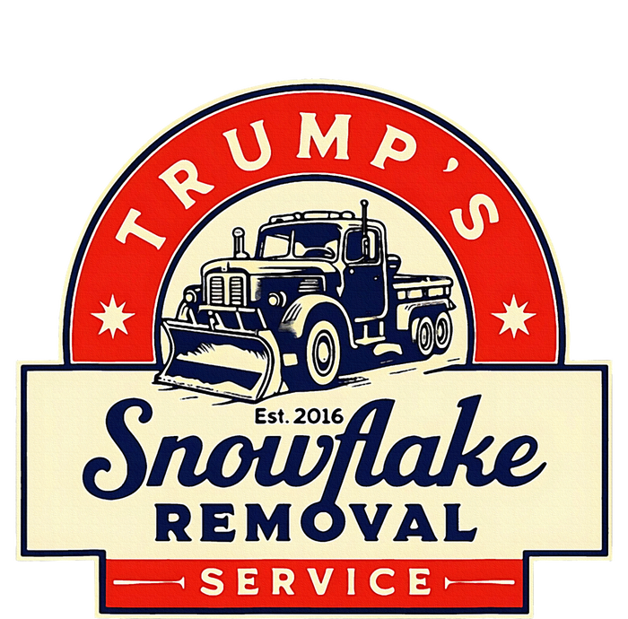 2024 Trumps Snowflake Removal Service Trump 7-Panel Snapback Hat