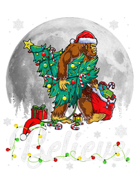 Santa Bigfoot Christmas Lights Funny Sasquatch Believe Xmas T-Shirt