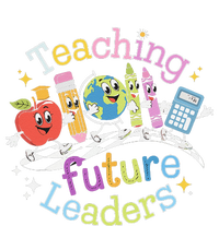 Retro Teaching Future Leaders Teacher 100 Days Of School T-Shirt