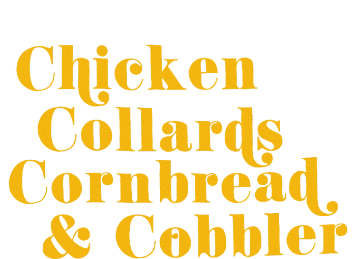 Chicken Collards Cornbread & Cobbler Ladies Essential Flowy Tank