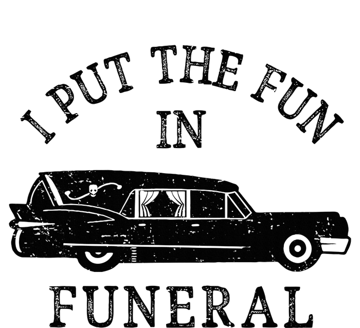 Funny I Put The Fun In Funeral Director Halloween Costume T-Shirt