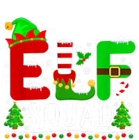 Elf Squad Matching Family Christmas Santa Hat Xmas Lights High Crown Mesh Back Trucker Hat