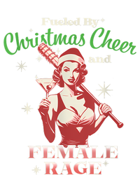 Fueled By Christmas Cheer And Female Rage Funny Liberal Performance Fleece Hoodie