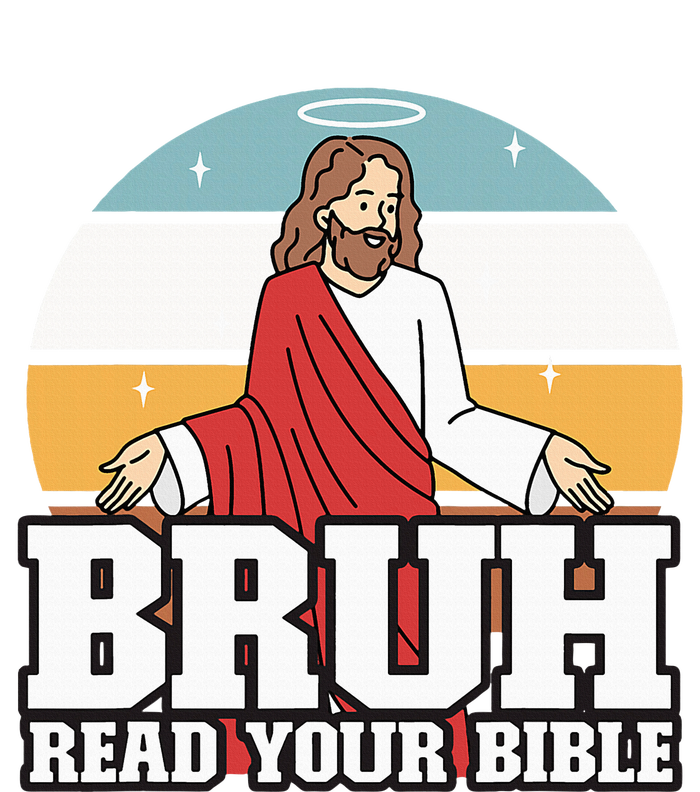 Funny Jesus Gifts Christian Bruh Read Your Bible City Backpack