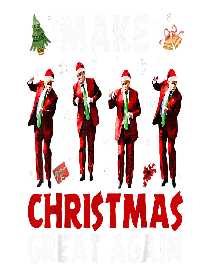 Funny Trump Dance Santa Claus Make Christmas Great Again T-Shirt