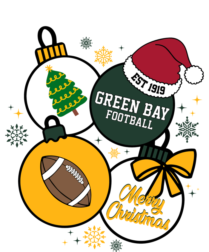 Merry Christmas Green Bay Baseball Est 1919 T-Shirt