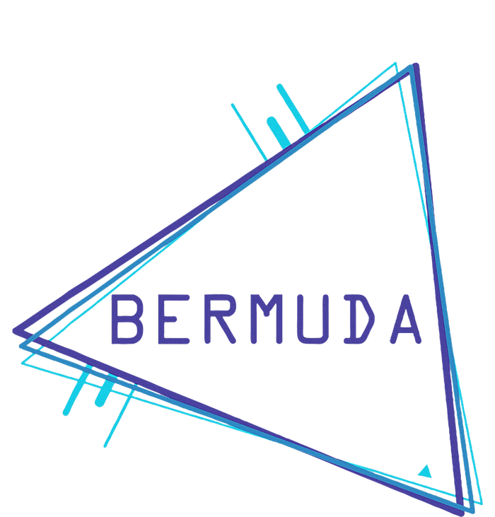 Bermuda Blue Triangle Souvenir Women's Pullover Hoodie