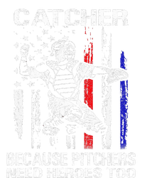 Catcher Because Pitchers Need Heroes Too Baseball Softball T-Shirt