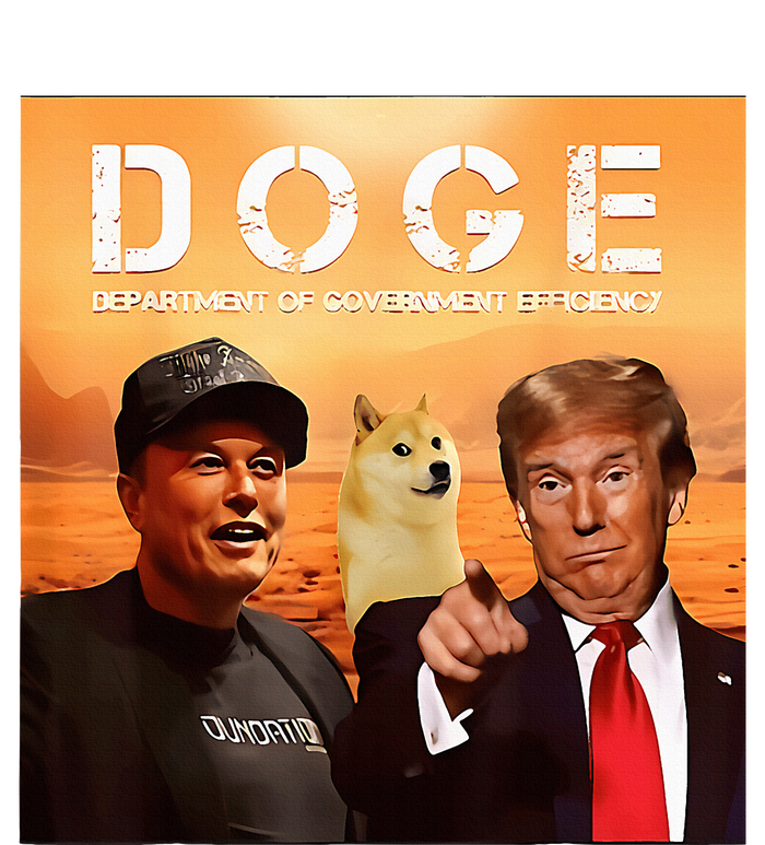 Trump Doge Department Of Government Efficiency Mars Softstyle CVC T-Shirt