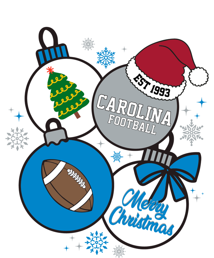 Merry Christmas Carolina Football Est 1993 Toddler T-Shirt