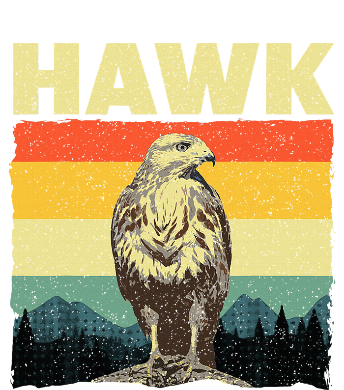 Cute Hawk Design Bird Vintage Hawk Lovers T-Shirt