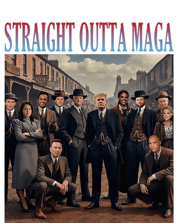 Straight Outta Maga Funny Trump 2024 T-Shirt