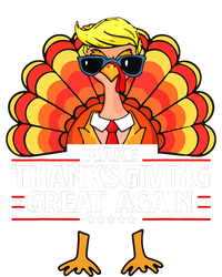 Trump Make Thanksgiving Great Again Funny Turkey Day 2024 Baby Long Sleeve Bodysuit