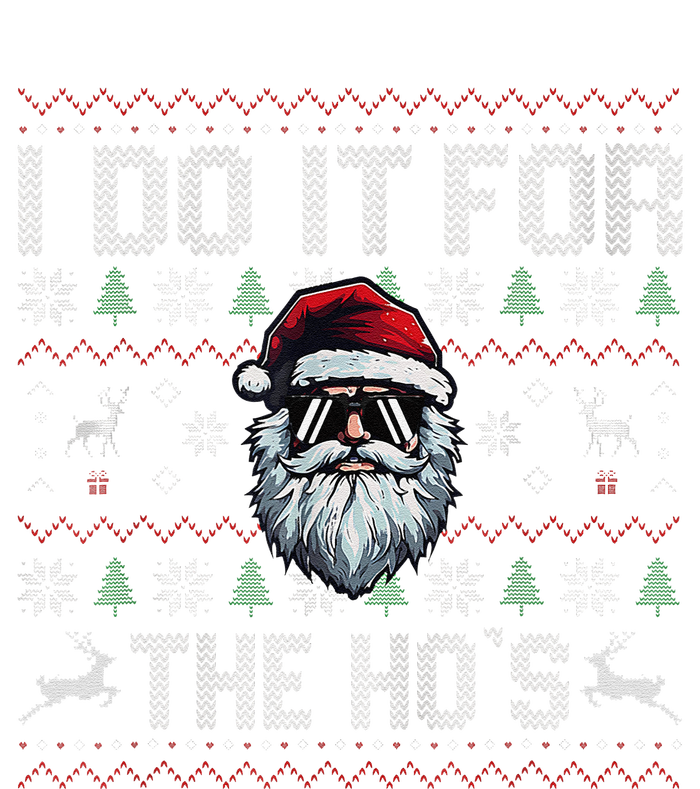 Funny I Do It For The Hos Xmas Santa Clause Saying Christmas Yupoong Adult 5-Panel Trucker Hat