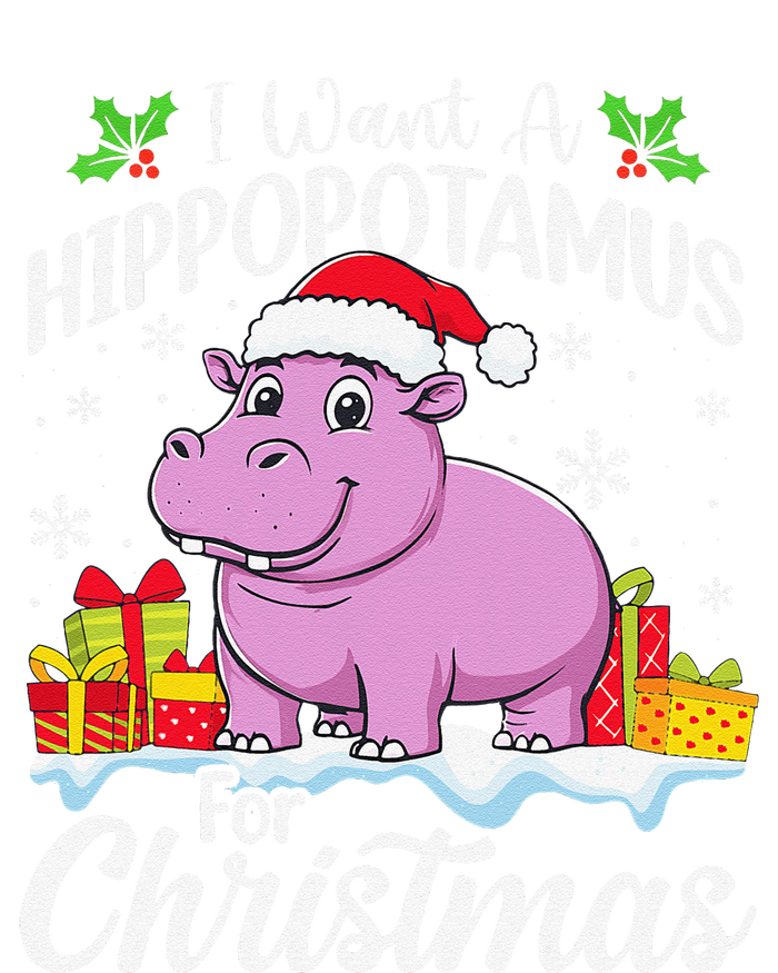 I Want A Hippopotamus For Christmas Xmas Hippo T-Shirt