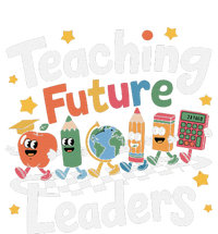 Retro Teaching Future Leaders Teacher 100 Days Of School T-Shirt