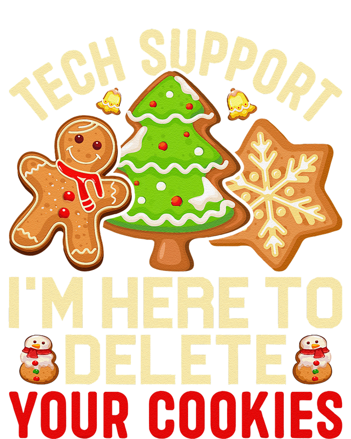 Christmas Tech Support Here To Delete Cookies Xmas T-Shirt